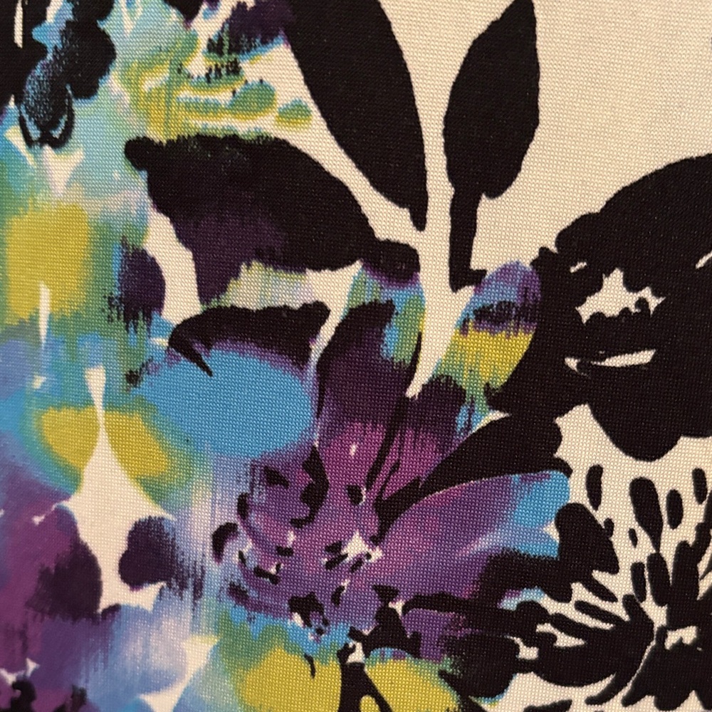 Kim Rogers Floral Maxi Dress - Black, Blue, White - Picture 6 of 6